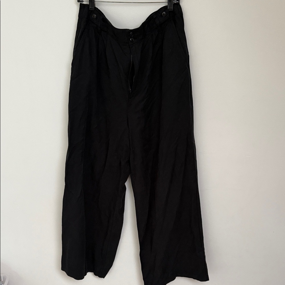 Madewell Black Wide Leg Pants